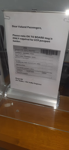 Interior &ndash; Air India Express, Bahrain