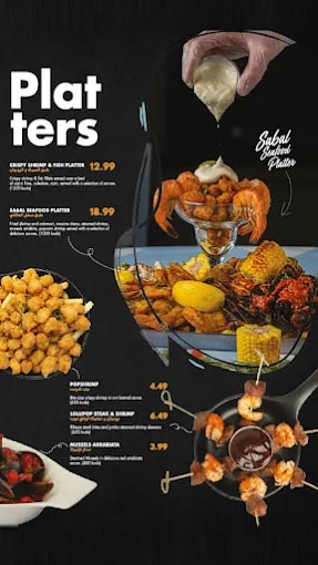 Menu &ndash; SATAL Restaurants, Bahrain