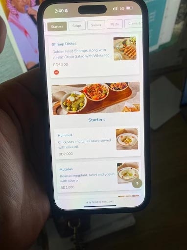 Menu &ndash; Kadoura | Seafood Restaurant Bahrain