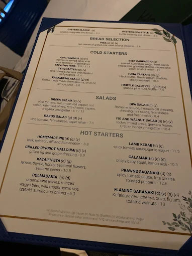 Menu &ndash; OPA Bahrain